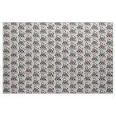 亀が蛇と絡み合った ファブリック (ヤード)