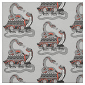 亀が蛇と絡み合った ファブリック (見本)