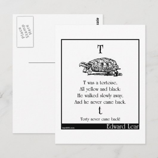 亀だった ポストカード (正面/裏面)