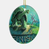 亀とウサギの芸術 セラミックオーナメント (右)