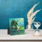 亀とウサギの芸術 フォトプラーク (インサイチュ)