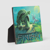 亀とウサギの芸術 フォトプラーク (正面)