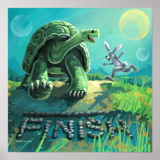亀とウサギの芸術 ポスター (正面)