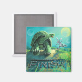 亀とウサギの芸術 マグネット (正面/裏面)