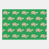 亀とカエル ラッピングペーパーシート (正面3)