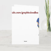 亀とカタツムリ「ハッピー・ベール誕生日!」 カード (裏面)