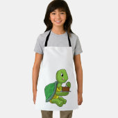 亀とケーキ エプロン (インサイチュ)