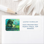 亀とハレ仕上げライン ラベル (インサイチュ)