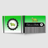 亀とボタンベビーシャワー記念ゲストブック ゲストブック (全面)