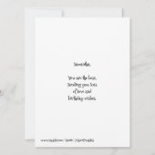 亀とレタス、バースデーメイズカード (裏面)