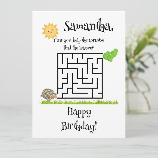 亀とレタス、バースデーメイズカード (スタンド正面)