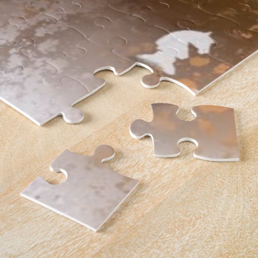 亀とレディバ遊グのチェスのジグソーパズル ジグソーパズル (側面)