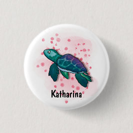 亀と海魔法に潜り込む！ 缶バッジ