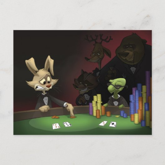 亀と野はがき ポストカード (正面)