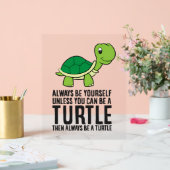 亀になれなけりゃ勝手にしろ アクリルサイン (ウェディング)