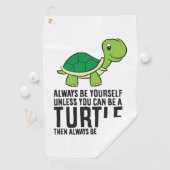 亀になれなけりゃ勝手にしろ ゴルフタオル (インサイチュ)