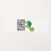 亀になれなけりゃ勝手にしろ ヨガマット (正面(横))