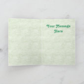 亀のあいさつカード カード (内部)