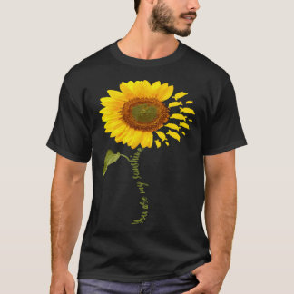 亀のひまわり Tシャツ