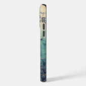亀のやすらぎの桜 iPhoneケース (左側面)