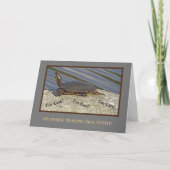 亀のオンロック/ベール付き誕生日カード/カスタマイズ可能 カード (正面)