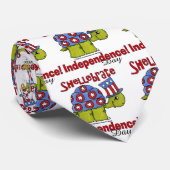 亀のシェルブー独立記念日! ネクタイ (ロール)