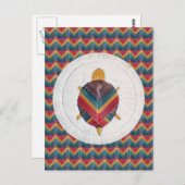 亀のシボロンはがき ポストカード (正面/裏面)