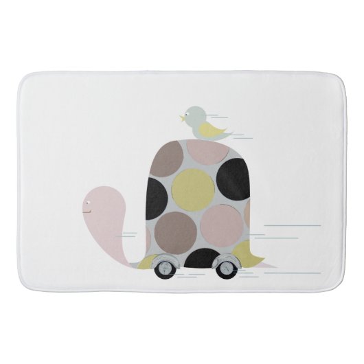 亀のツイッターユーザー バスマット (正面)