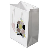 亀のツイッターユーザー ミディアムペーパーバッグ (裏面アングル)