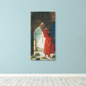 亀のトレーナーのOsman Hamdi Bey キャンバスプリント (インサイチュ (ウッドフロア))