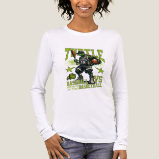 亀のバスケットボールゲーム トライブレンドＴシャツ