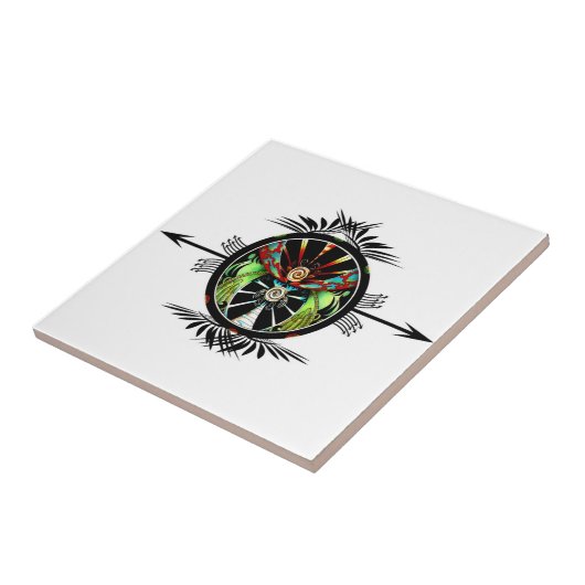 亀のバランス タイル (側面)