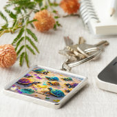 「亀のビーチパーティー」 キーホルダー (側面)