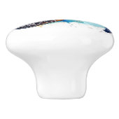 亀のビーチ航海の引き出しノブ セラミックノブ (側面)