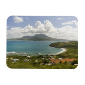 亀のビーチ、東南アジア半島、セントクリストファー マグネット (横)