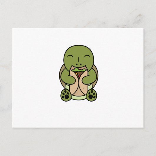 亀のブリト愛好家 ポストカード (正面)