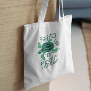亀のプラスチックなし トートバッグ