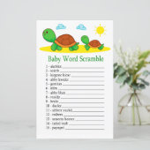 亀のベビー単語スクランブルゲーム (スタンド正面)