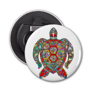 亀のボタン型栓抜き（マグネット付） 栓抜き
