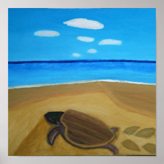 亀のポスターの返却 ポスター