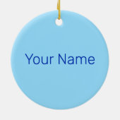 亀のヴィンテージカリブのとキュラカオのレトロ島 セラミックオーナメント (裏面)