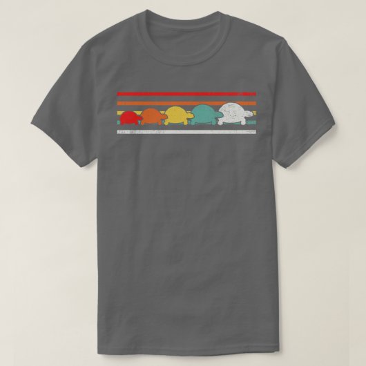 亀のヴィンテージ Tシャツ (デザイン正面)