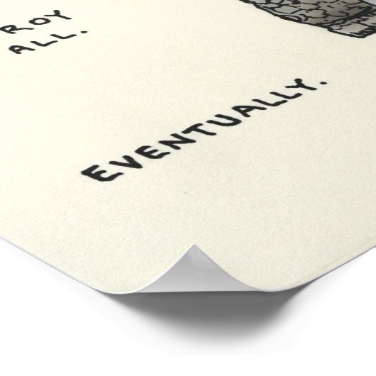 亀の三角網 ポスター (角)