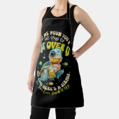 亀の上から高いコップを注ぎよう エプロン (インサイチュ)