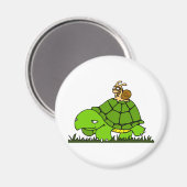 亀の乗り物 マグネット (正面/裏面)