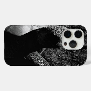 亀の写真(白黒) iPhone 15 PROケース
