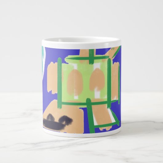 亀の夏 ジャンボコーヒーマグカップ (正面)