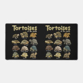亀の子と亀のかわいい爬虫類 デスクマット (正面)