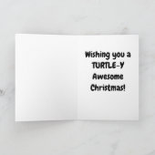 亀の子の素晴らしクリスマス カード (内部)