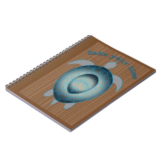 亀の引用文に時間を取やる気を起こさせるる ノートブック (左側)